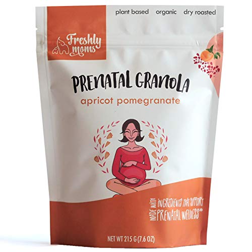 Freshly Moms Organic Prenatal Granola - Promotes Prenatal Wellness, Nourishes Mother and The Baby - Contains Natural Prenatal Vitamins and Nutrients