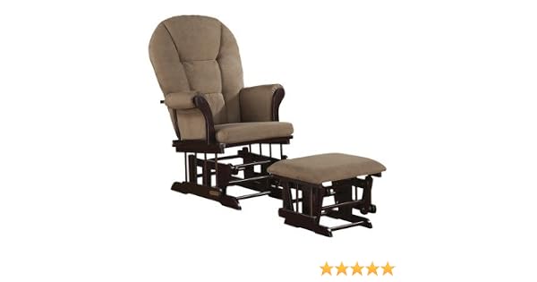 shermag alexis glider rocker and ottoman combo