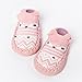 Sinfu Baby Shoes Newborn Infant Girl Child Toddler Cartoon Crib Shoes Soft Sole Anti-slip Socks Sneakers Bell Shoes Boots (Pink, 0-6Month)