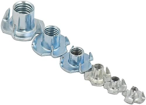 Bluemoona 50 Pcs - Metric Flat Head Blind Insert Rivet Nut Rivnut 4 claw M12