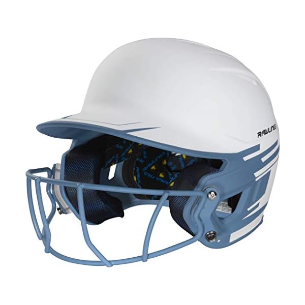 Rawlings MACH ICE Fastpitch Softball Batting Helmet with Facemask