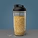 reCAP Black Mason jar lid, Wide Mouth