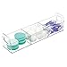 InterDesign Clarity Cosmetic Organizer Tote for Vanity or Medicine Cabinet – Perfect Storage for Makeup or Cosmetics, Large