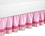 Queen Kids Childrens Bed Skirt for Jungle Friends Bedding Sets by Sweet Jojo Designs