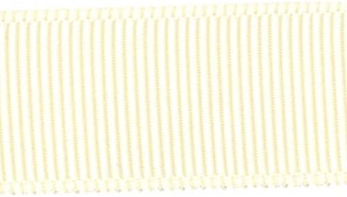 Jay Company 1.5 Inch Wide Solid Color Grosgrain Craft Sewing Ribbon Trim, 50 Yards, Variety of Colors Available (Ivory)