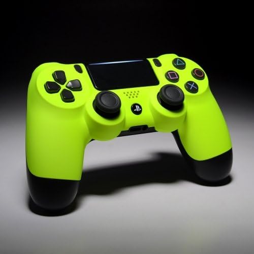 Neon Yellow Soft Touch PlayStation 4 V2 (new version) Rapid Fire Modded Controller for COD Black Ops3, Infinity Warfare, AW, Destiny, Battlefield: Quick Scope, Drop Shot, Auto Run, Sniped Breath, Mimic, More