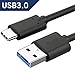 USB Type C Cable 2 Pack 3.3Ft, FanTEK USB C to USB A 3.0 Male to Male Data and Charging Cord Compatible with Samsung Galaxy Note 8, Blu Vivo XL/Energy XL/Vivo 5, Huawei Honor 8/P10 Plus/Nexus 6P