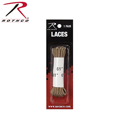 Rothco Boot Laces, Desert Tan, 61''