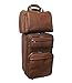 Amerileather Waxy Brown Leather Two Piece Set Traveler