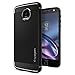 Spigen Rugged Armor Moto Z Droid Case with Resilient Shock Absorption and Carbon Fiber Design for Moto Z Droid 2016 - Black