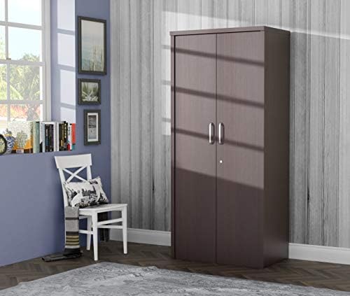 STYLESPA Prudent 2 Door Wardrobe (Bamboo)