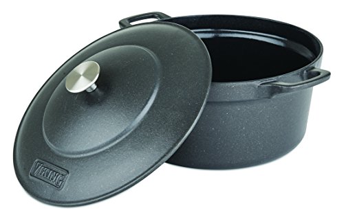 Click Here to See More Images Viking Enamel Cast Iron Dutch Oven, 7 Quart