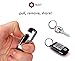 Mehr Key Chain - Leather Detachable Keychain, Valet Luxury Car Keyring Holder, Gift Idea Men Women KC8, Red