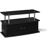 Convenience Concepts Designs2Go 40 inch TV Stand with 2 Storage Cabinets and Shelf, Espresso