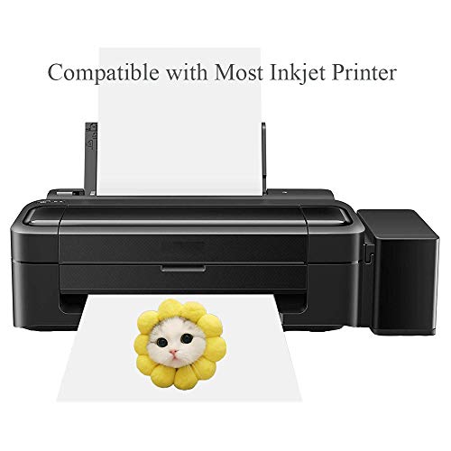 Inkjet Printable HTV Heart Transfer Vinyl Inkjet Printer Iron on ...
