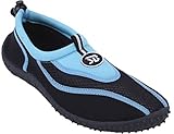 Sunville Womens Water Shoes Aqua Socks,10 B(M) US,Blue-2907