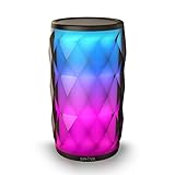 Night Light Bluetooth Speaker, SHAVA Jewel Portable Wireless Bluetooth Speaker Touch Control RGB Speaker 6 Color LED Themes Bedside Table Lamp, Speakerphone/PC/