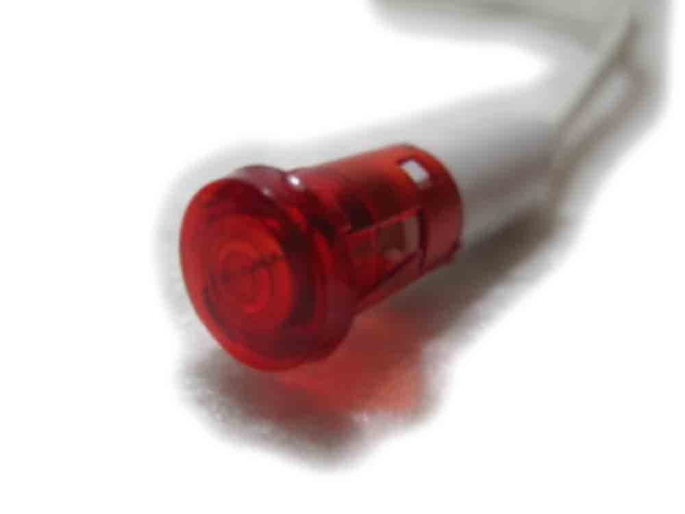 Pilot LED 10.5 mm 220 VAC 12.856/230/R (Red)