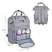 Waterproof Travel Backpack Diaper Bag, Multi-Function Baby Bag Backpack, Large Capacity Stylish Insulated Pockets Baby Diaper Bag Backpack (Gray)