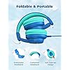 iClever HS19 Kids Headphones Over Ear, HD Stereo Headphones with Microphone for Children, Volume Limiter 85/94dB…