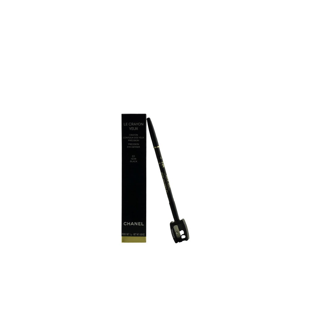 Chanel Le Crayon Yeux 01 Noir Black Eyeliner for Women, 0.