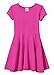 City Threads Big Girls' Cotton Short Sleeve Skater Party Twirly Dress (7-16)