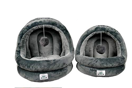 image for Infinite Luxury Super Comfortable and Luxurious Cat Bed | (Small, Grey