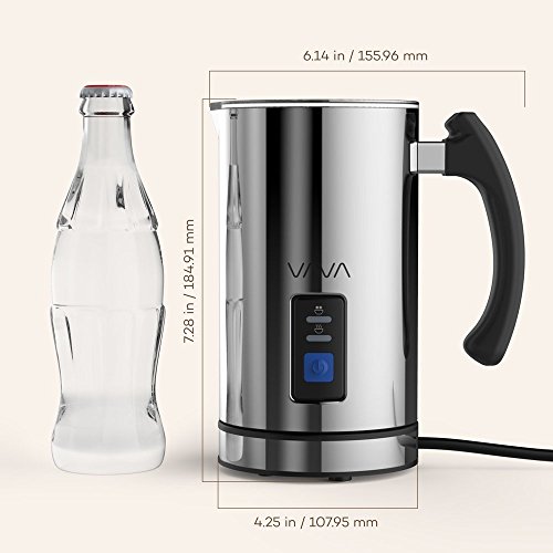 VAVA Milk Frother, Electric Milk Steamer Foam Maker, Automatic Hot and