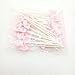 Paity Pink Cake Toppers, Set of 20 - Bowknot Party Supplies for Birthday, Wedding, Baby Shower - Food-Grade Material, Paper Stick, 3.94x0.71 inches, Non-Edible Decorative Cupcake Toppers