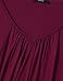 Laksmi Women's Pleated V Neck Long Sleeve Breathable T-shirt Top