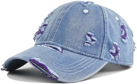 XPONNI Y2K Slouchy Hats - Women's Grunge Accessories (Black, One