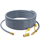 GASPRO 24 Natural Gas Hose with 3/8 Male Flare Quick Connect/Disconnect for BBQ Gas Grill-Fits Low Pressure Appliance-CSA