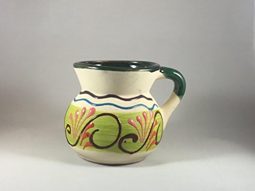 Mug Pottery Hand Painted - Lively Green
