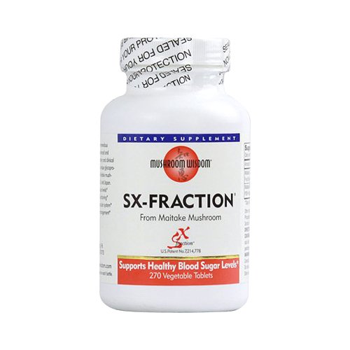 Mushroom Wisdom SX Fraction Vegetable Tablets, 270 Count