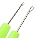 Ioffersuper Crochet Hook Dreadlock Interlocking Lock Hair Micro Braid Needle Tool DIY