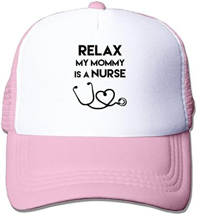 Relax My Mommy Is A Nurse Mesh Adjustable Visor Hats