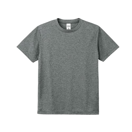 [ライフマックス] 4.3ozドライTシャツ(ポリジン加工) MS1154 杢グレー XXL