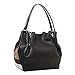 Burberry Women's Medium Maidstone Leather & Canvas Handbag Black