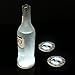 Accmor 6 PCS Wine Bottle Lights, 6 LEDs Sticker Coaster Discs Lights for Wine Liquor Bottle Clear Glass Decoration for Halloween Party, Wedding, Bar, Christmas(UL Certified, Cool White)