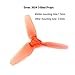 EMAX 12pcs AVAN 3024 Props 3inch 3-Blade PC Propellers 6CW 6CCW for fpv mini drone like Babyhawk-R (Transparent red)