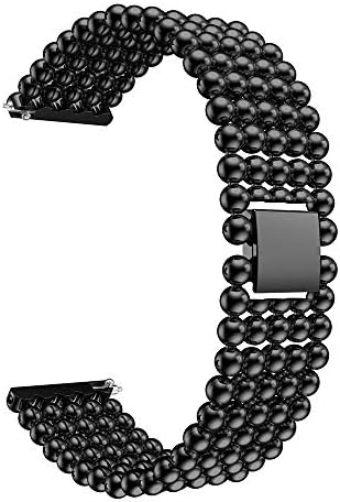 Shaoshao 2018 New Samsung Galaxy Watch Band Replacement Strap Plating Zinc alloy Watch 46mm (Black)