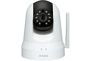 D-Link Pan & Tilt Wi-Fi Camera (DCS-5020L),White, 480p
