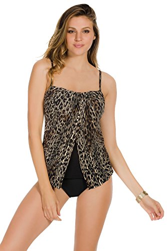 Miraclesuit Women's Purr-Fection Classic Bra Tankini Top