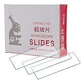 50 Pieces Microscope Slides Pre-Cleaned Clear Blank