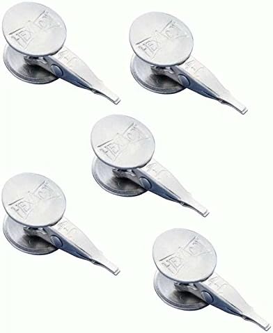 Heat Sink with Copper Tipped Clips, Chrome Plated, 1-1/8" Long, 5 pieces per package