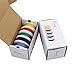 Striveday 28AWG Flexible Silicone Hook Up Wire - 28 Gauge Tinned Copper Stranded Cable, 600V High Temp Resistant, DIY Electronics, Robotics, LED Projects (Box-1)