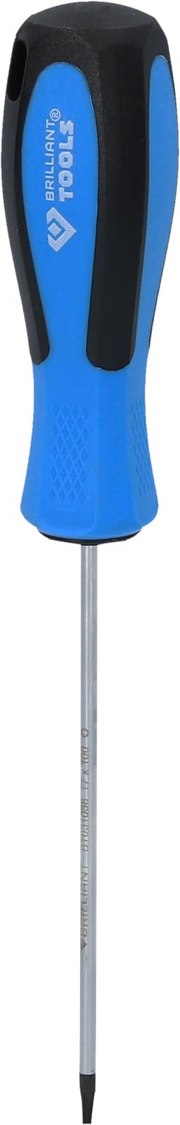 BRILLIANT TOOLS BT031039 Torx Screwdriver T8 100 mm Powered by KS Tools T8 x 100 mm