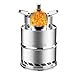 Eleloveph Wood Burning Portable Camping Stove,Outdoor Backpacking Hiking Stove, Lightweight Stainless Steel Alcohol Camp Stove