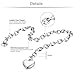 Jstyle Jewelry Women's Stainless Steel Chain Bracelet with Heart Charm,7.48