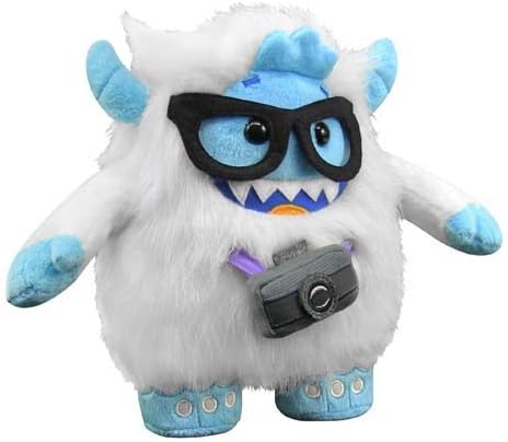 WhimWham Yeti Nerd Glasses Camera 8-Inch Plush